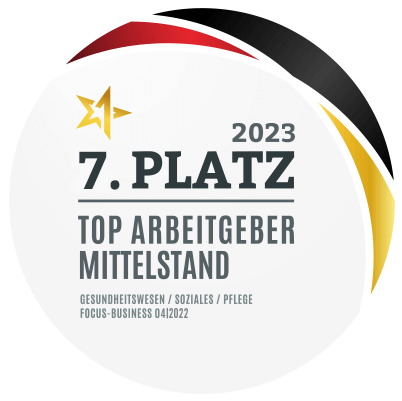 Siegel: 7. Platz - bester Arbeitergeber 2023