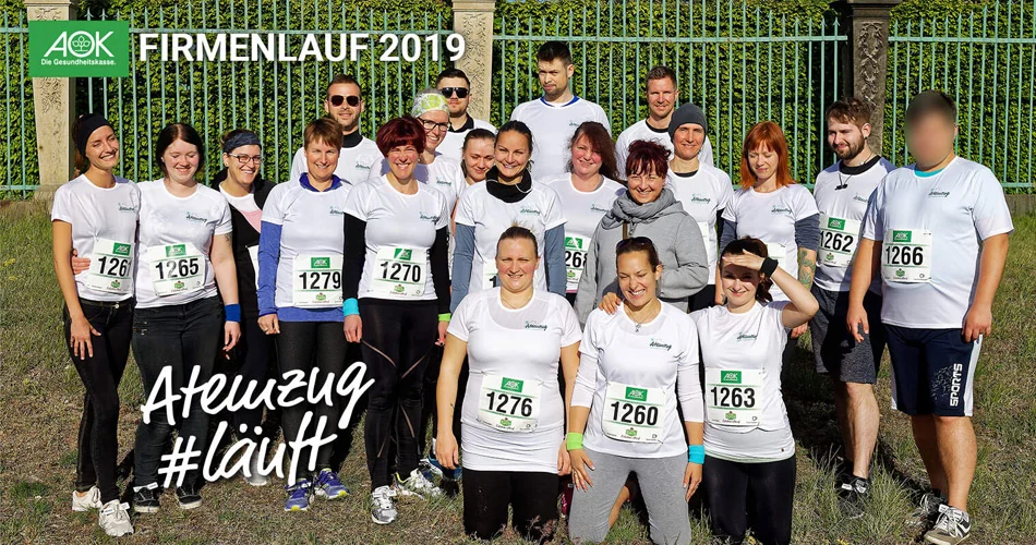 Atemzug #läuft beim AOK Firmenlauf 2019 in Potsdam