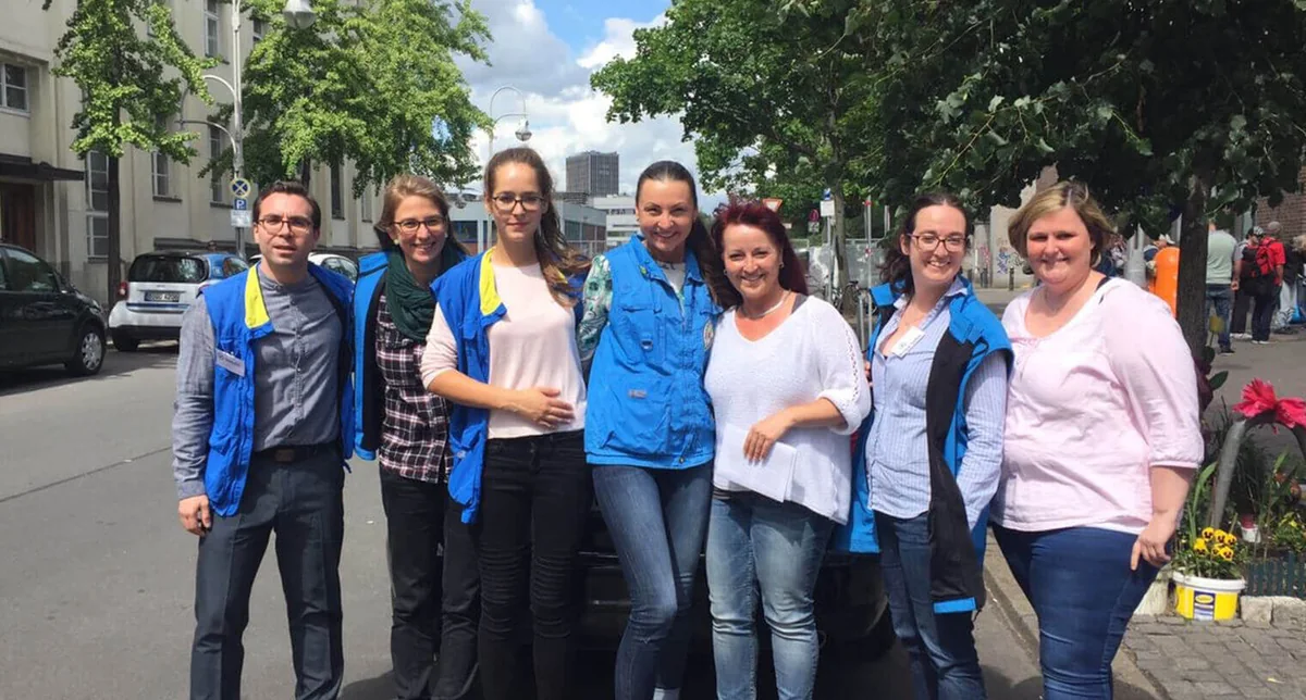 Atemzug-Team bei einem gemeinsamen Ausflug