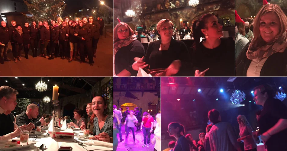 Weihnachtsfeier 2017 - Ein toller Abend mit dem Team